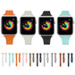 Frerndorf | Lederuhrband mit Stahlknopf für Apple Watch Serie 9&8&7 41mm / SE 3&SE 2&6&SE&5&4 40mm / 3&2&1 38mm (Hellbraun)