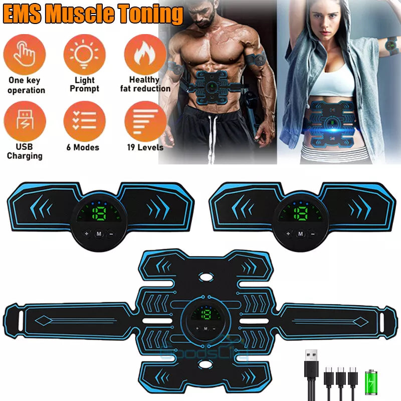 Frendorf | 2024 Neuer Abs-Stimulator - Abs + Arme + Gel-Pads