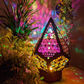 Glas-in-Block Stil LED Tischlampe - LumiAura