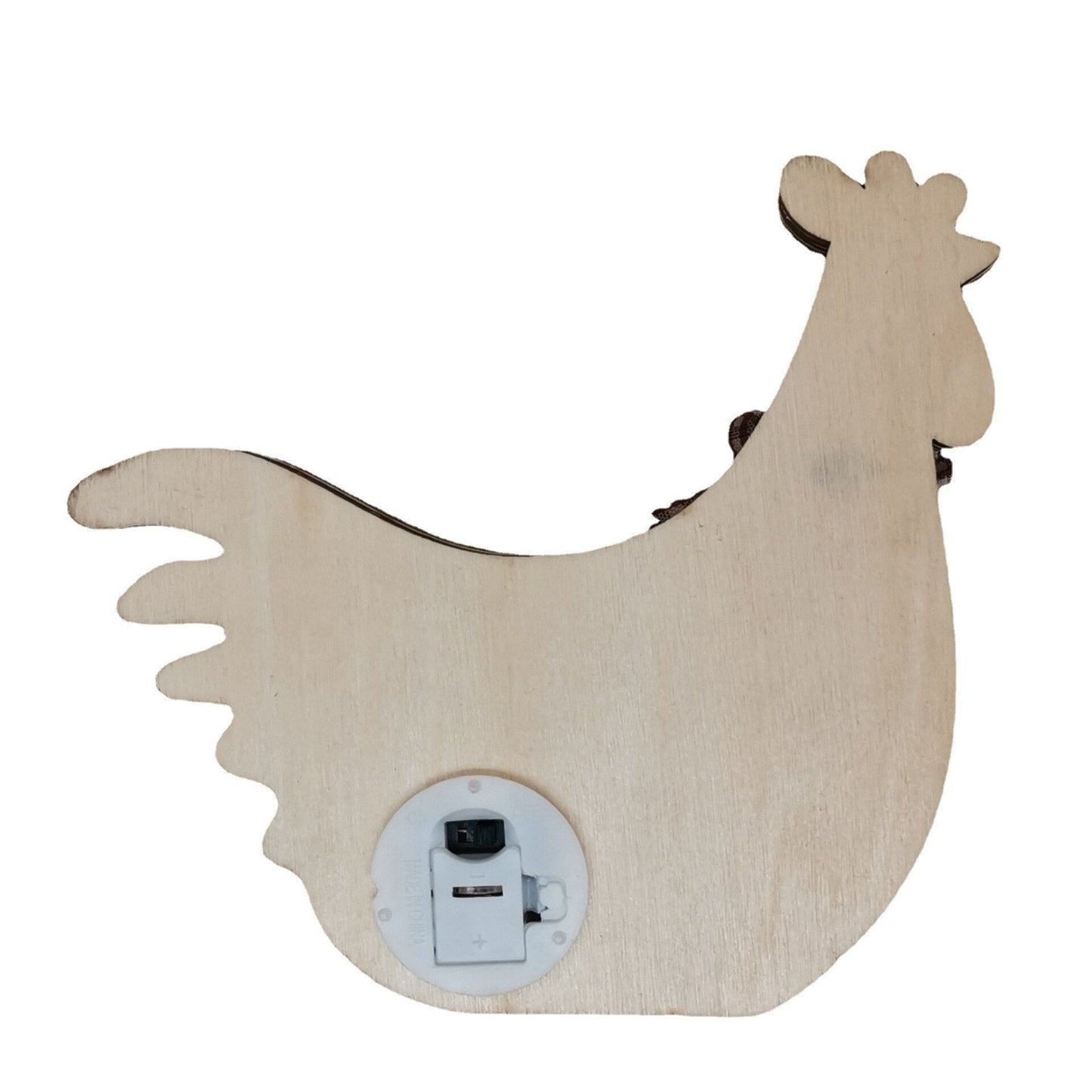 Osterdekoration für Zuhause Holz Ostern Henne LED Licht Osterhandwerk Oster Ornament Deko Oster Henne Deko Lampe