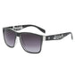 Klassische quadratische Sonnenbrille