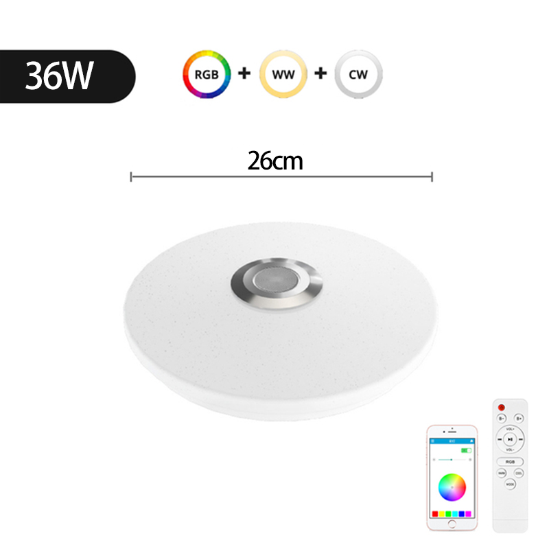 Frendorf | LunaLume Intelligente Moderne RGB-Deckenleuchte | Farbwechsel | Smart-App-Steuerung | Energieeffizient