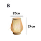 Frendorf | ZenGlow Japanisch inspirierte LED Tischlampe – Einzigartiges Design mit warmer Ausstrahlung