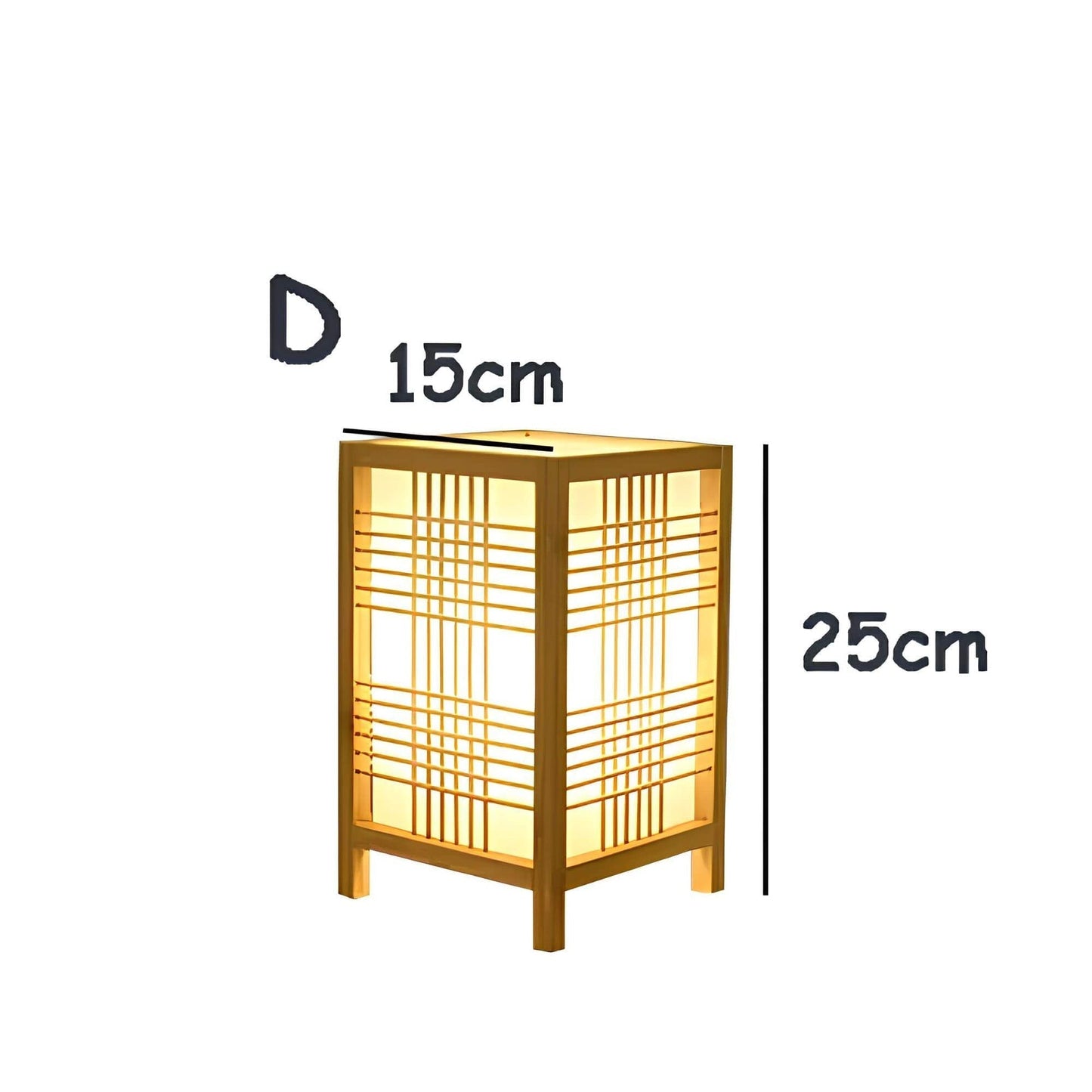 Frendorf | ZenGlow Japanisch inspirierte LED Tischlampe – Einzigartiges Design mit warmer Ausstrahlung
