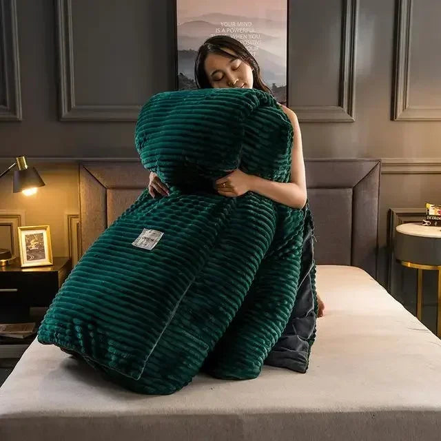 Frendorf | FluffyHaven Weiches Plüschdecke – Ultimativer Komfort & Wärme