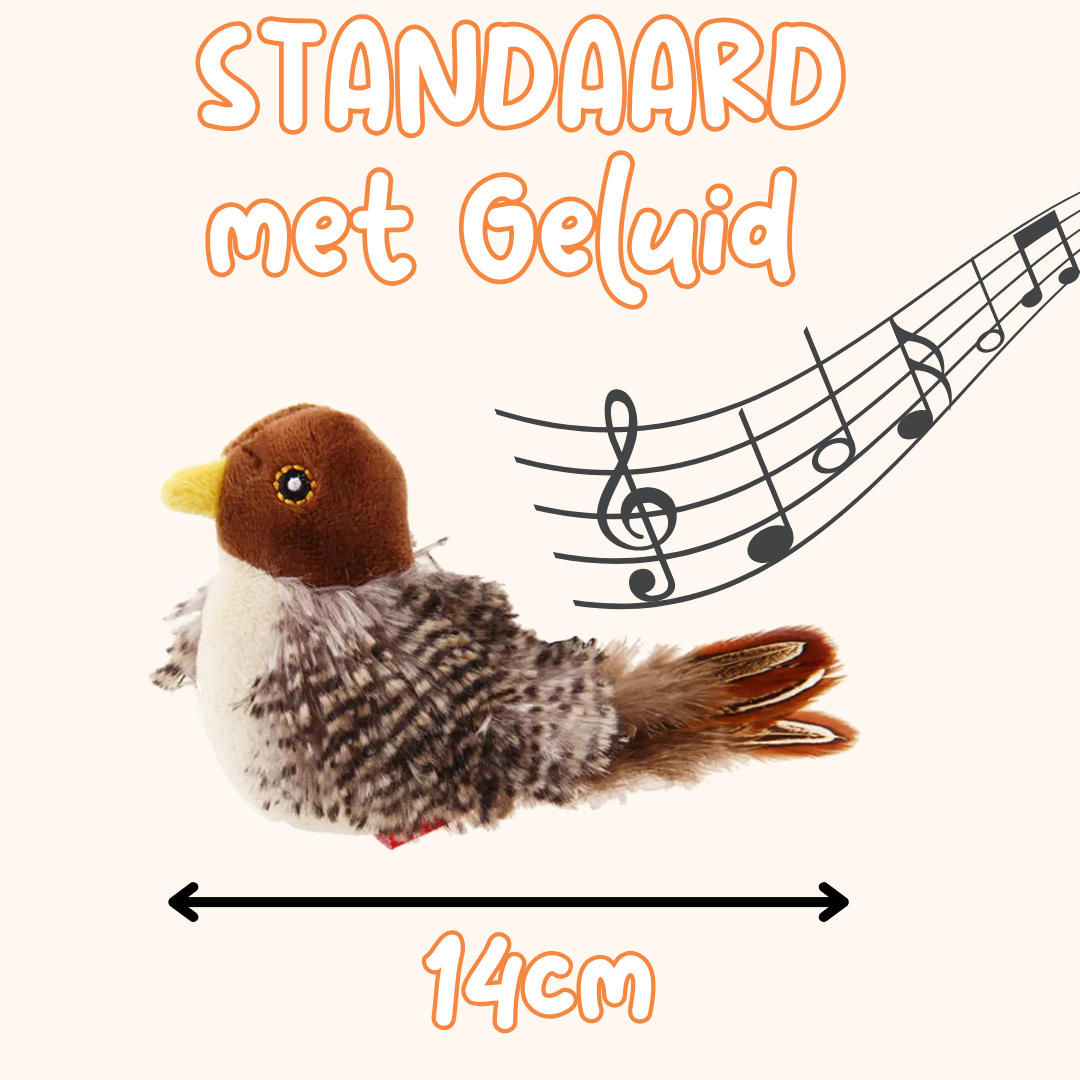 Frendorf | Eindeloos Speelplezier voor Je Kat: Ontdek het Zingende Vogel Vriend Kat Speelgoed!