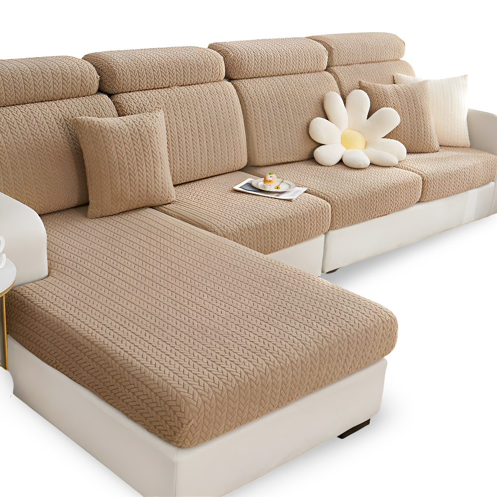 Frendorf | ElasticEase Sofabezug - dehnbarer Jacquard Sofabezug