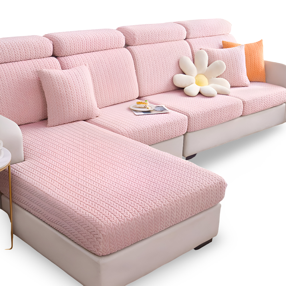 Frendorf | ElasticEase Sofabezug - dehnbarer Jacquard Sofabezug