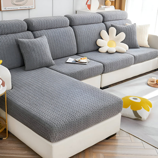 Frendorf | ElasticEase Sofabezug - dehnbarer Jacquard Sofabezug