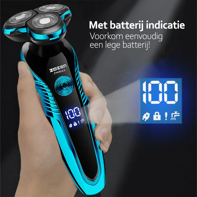 Frendorf | Elektrischer Rasierer für Männer | Nass/Trocken Rasur | USB Wiederaufladbar | Schnellladefunktion