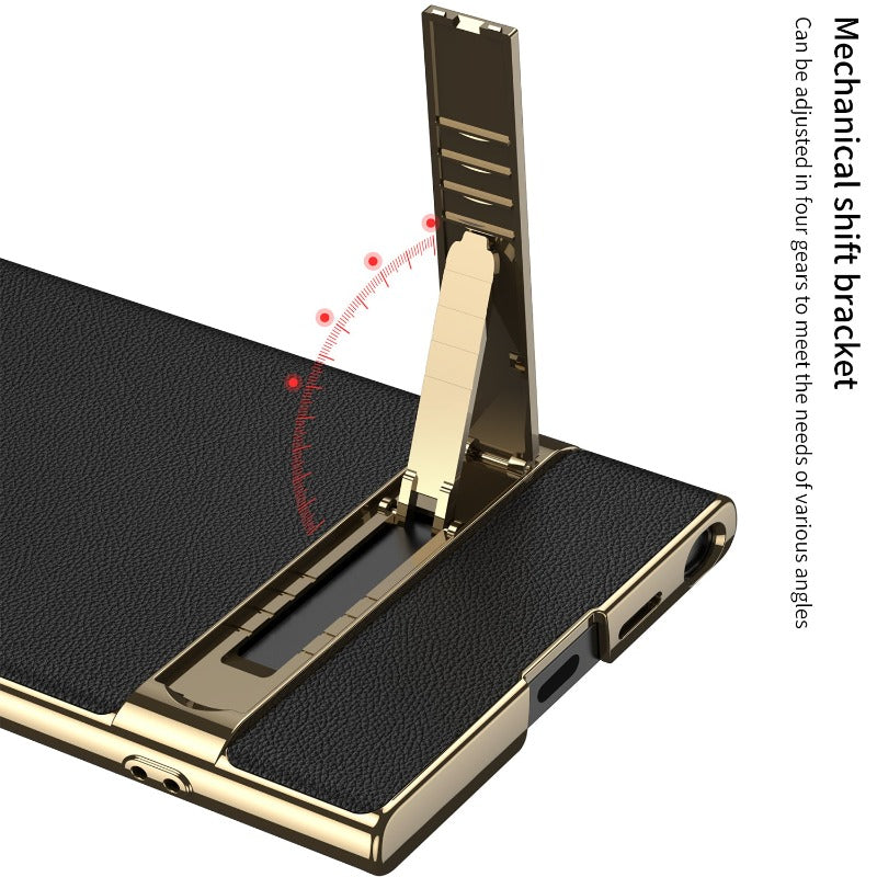 Frendorf | Electroplated PU-Leder Handyhülle für Samsung S25