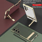 Frendorf | Electroplated PU-Leder Handyhülle für Samsung S25