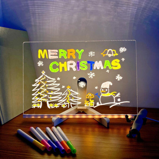 Kinder LED Notiztafel mit Farben