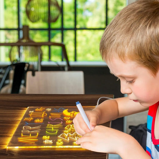 Kinder LED Notiztafel mit Farben