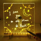 Kinder LED Notiztafel mit Farben