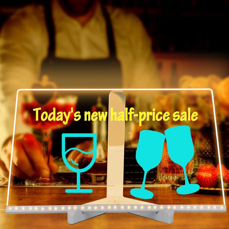 Kinder LED Notiztafel mit Farben