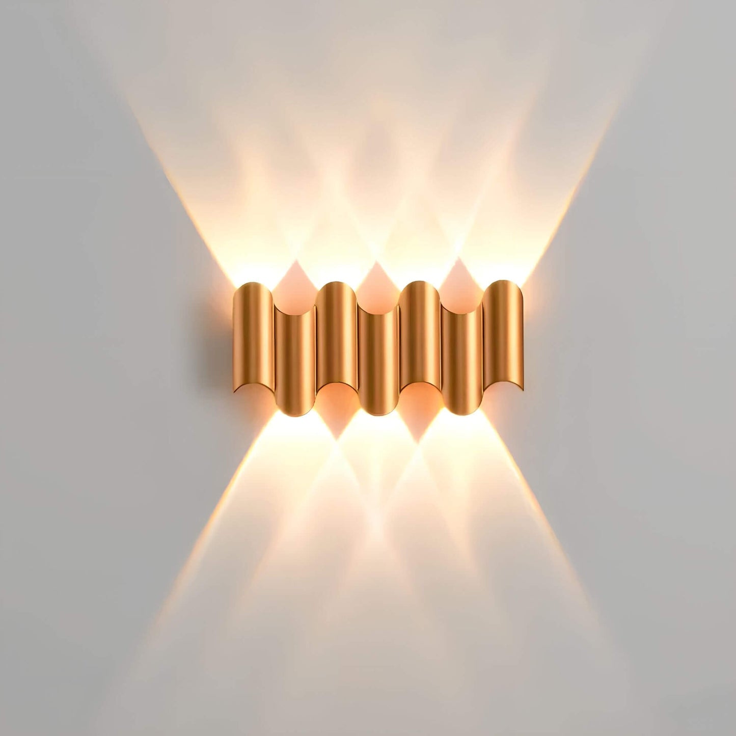 Aluminium Wandlampe