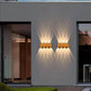 Aluminium Wandlampe