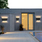 Aluminium Wandlampe