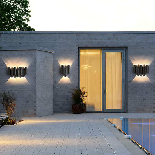 Aluminium Wandlampe