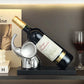 Elefantenstatue mit Weinfass Tisch Ornamente Tier Skulptur Windhalter Home Decor Süße Elefantenfigur Harz Handwerk Kunst