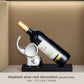 Elefantenstatue mit Weinfass Tisch Ornamente Tier Skulptur Windhalter Home Decor Süße Elefantenfigur Harz Handwerk Kunst