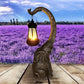 Frendorf | SolarElegance Solar Gartenlampe Enchanted Elephant | Stimmungslicht für Außen | Umweltfreundlich | Garten Deko Lampe