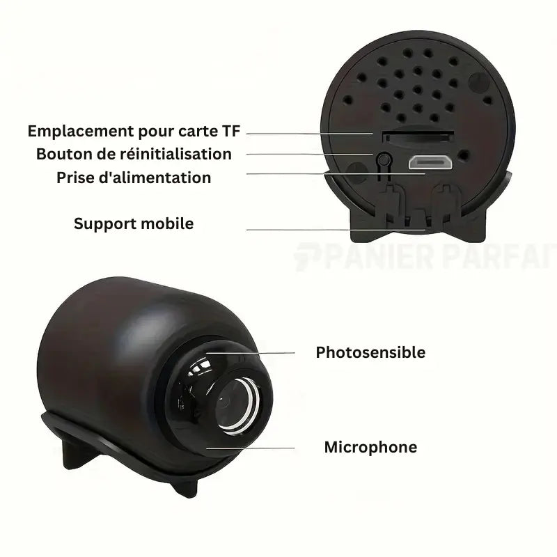 Frendorf | Mini-Spionagekamera ohne Kabel – Fernbedienung und HD-Aufzeichnung