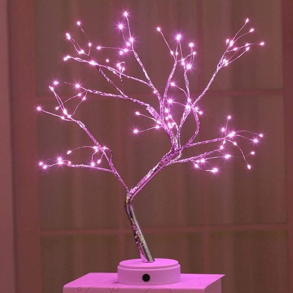 Frendorf | SpiritGlow LED Baum Tischlampe | Magisches Stimmungslicht | Kabellos | Deko für Zuhause
