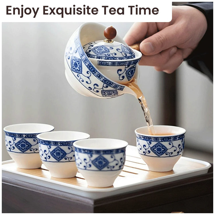 Frendorf | Gongfu-Teeset aus Porzellan - Zeitlose Eleganz, perfekter Tee