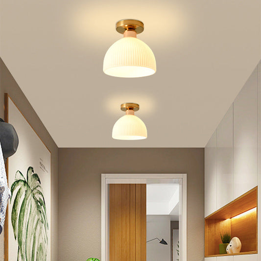 Frendorf | LumaDome Moderne Deckenleuchte aus Milchglas | Elegantes Design | Perfekt für Wohnräume