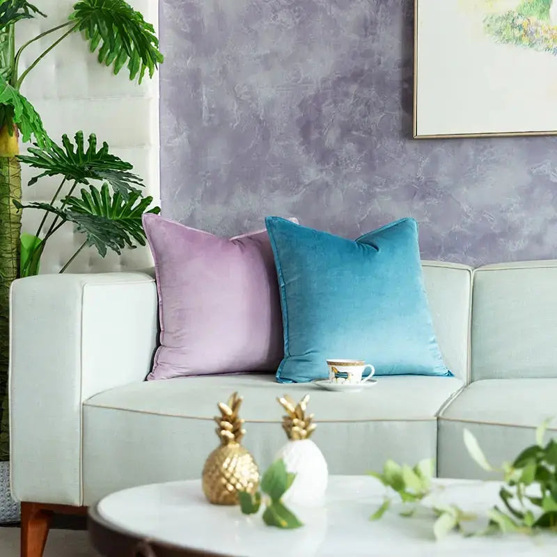 VelvetLuxe – Elegante Samt-Kissenbezug mit raffinierten Details