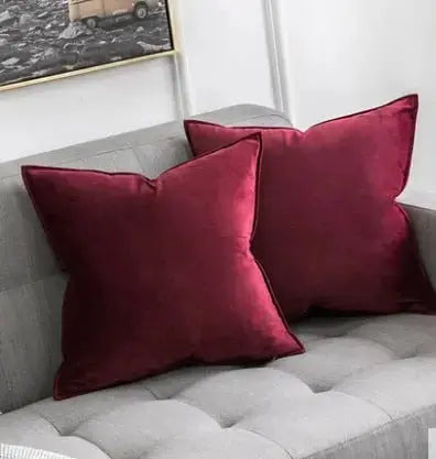 VelvetLuxe – Elegante Samt-Kissenbezug mit raffinierten Details