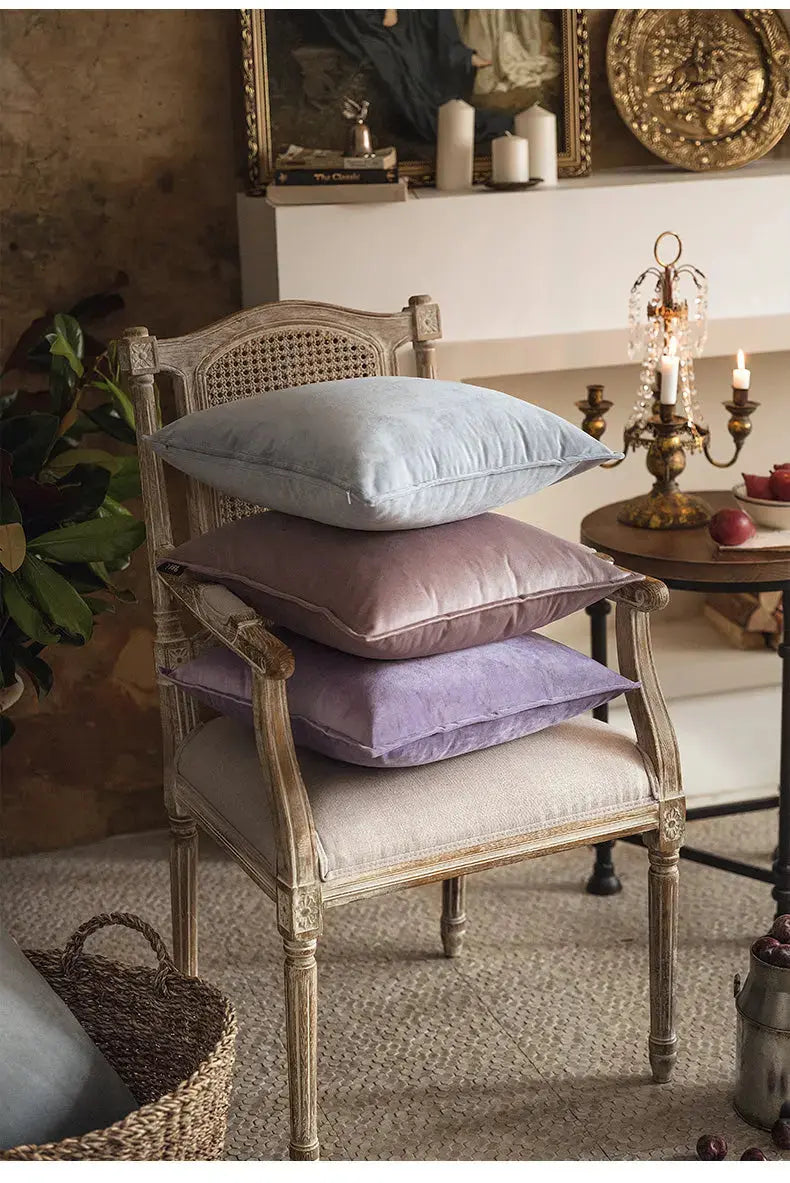 VelvetLuxe – Elegante Samt-Kissenbezug mit raffinierten Details