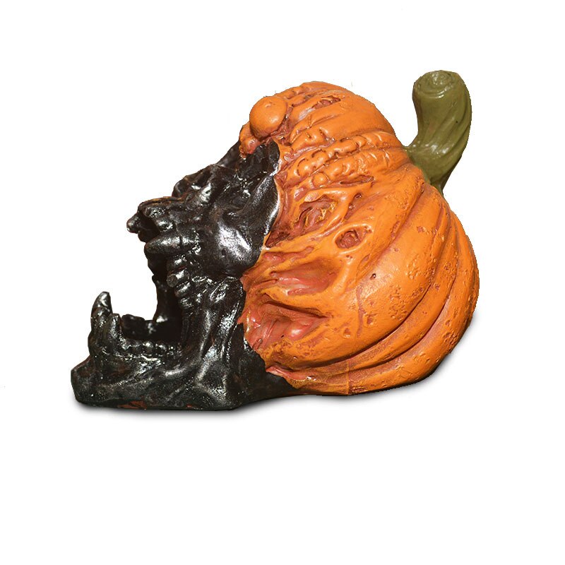 Evil Pumpkin Skull Halloween Kürbisornamente Ornamente Handwerk