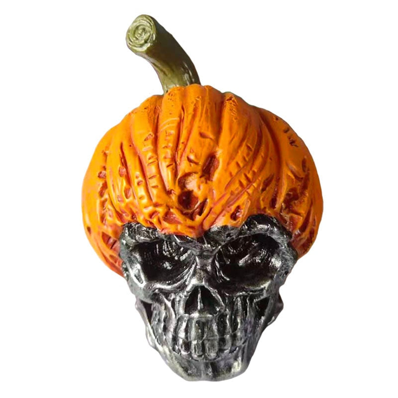 Evil Pumpkin Skull Halloween Kürbisornamente Ornamente Handwerk