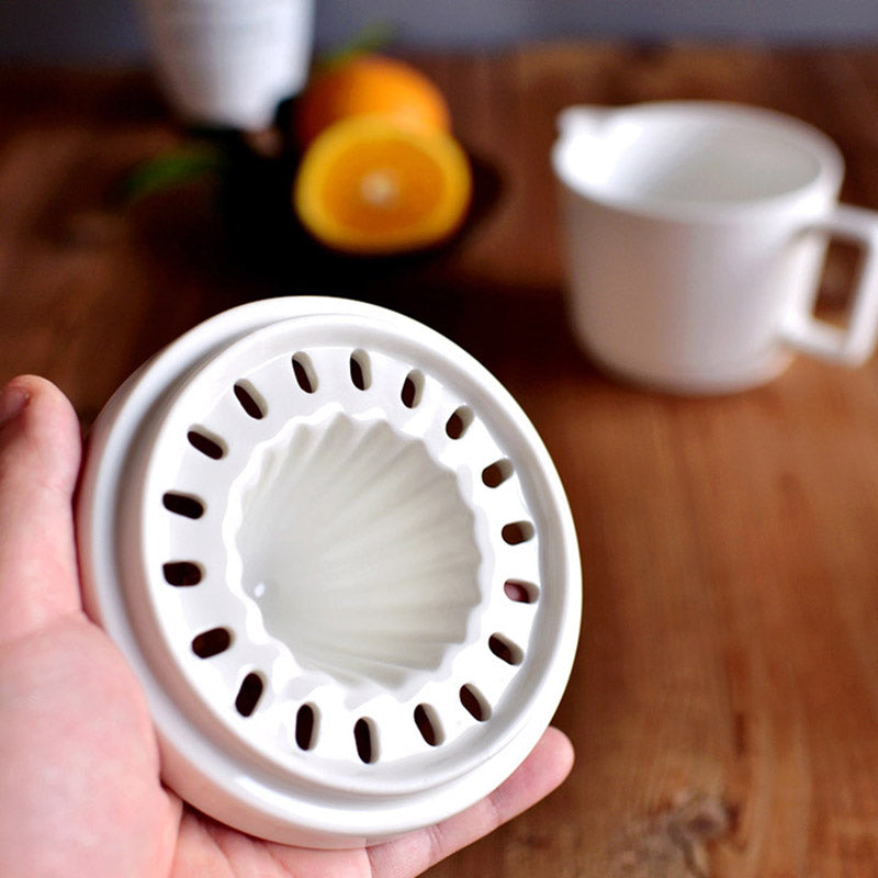 Frendorf | Eze Keramischer Citrus Entsafter – Handent Saft Extraktor für Zitronen, Orangen & Limetten