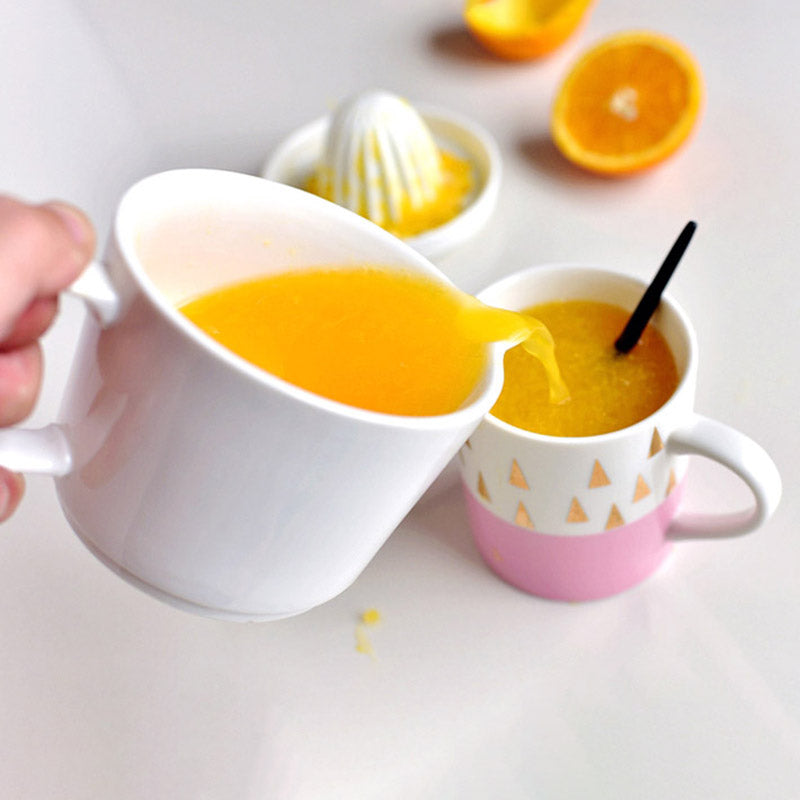 Frendorf | Eze Keramischer Citrus Entsafter – Handent Saft Extraktor für Zitronen, Orangen & Limetten