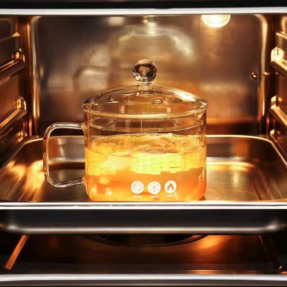 Frendorf | Glas hitzebeständiger Kochtopf