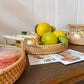 Frendorf | Handgewebtes Rattan Tablett