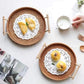 Frendorf | Handgewebtes Rattan Tablett