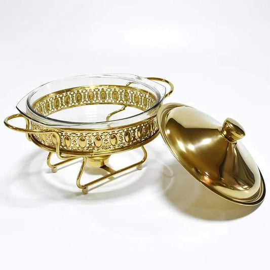 Frendorf | Runder Glas-Chafing-Dish
