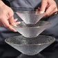 Frendorf | 3 Stück Transparentes Glas Platte