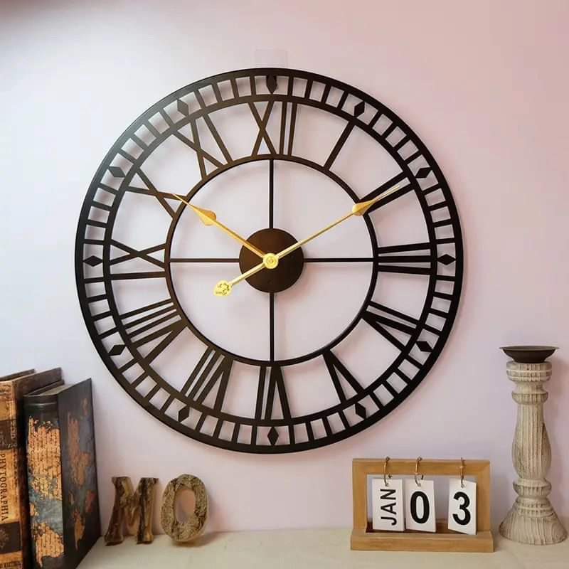 Frendorf | Römische Zahlen Eisen Kunst Uhr