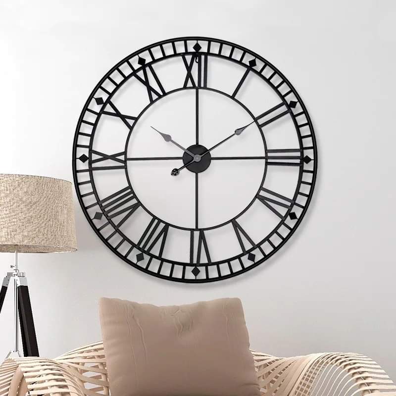 Frendorf | Römische Zahlen Eisen Kunst Uhr