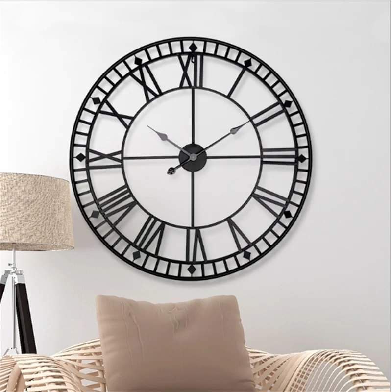 Frendorf | Römische Zahlen Eisen Kunst Uhr