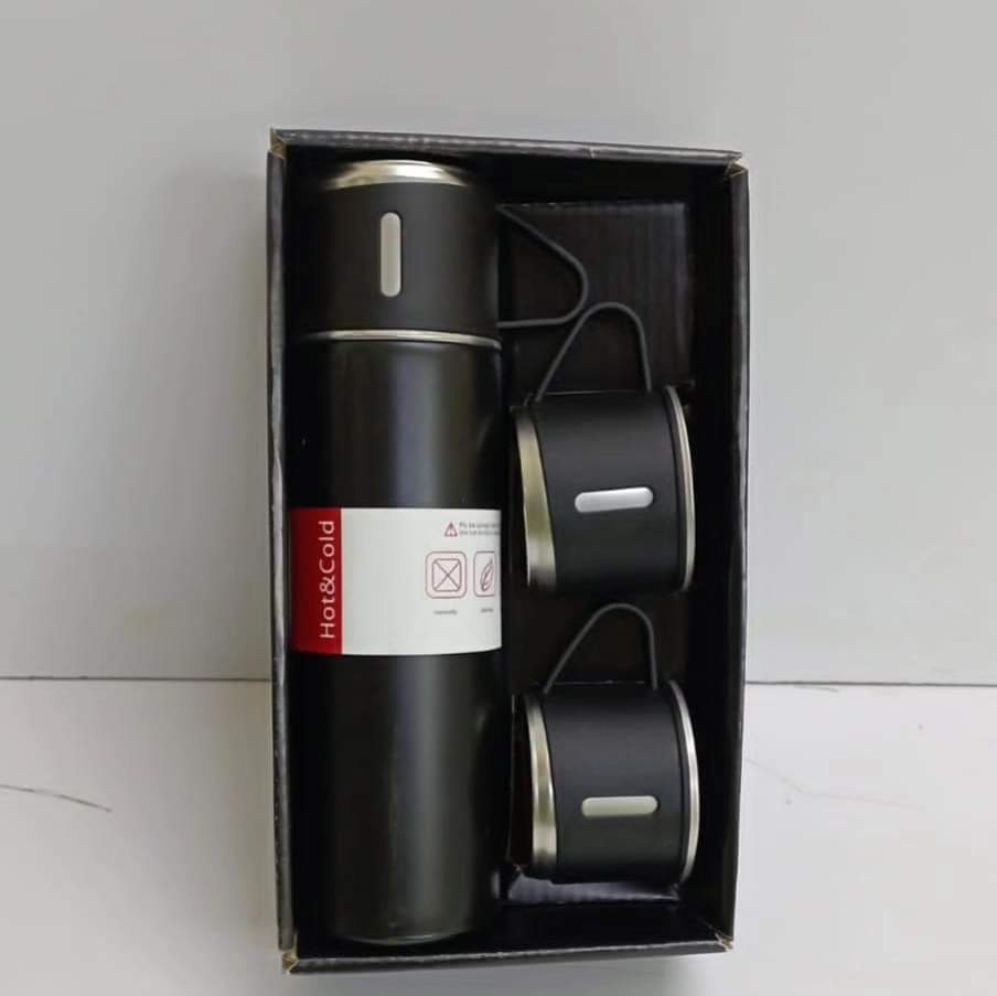 Frendorf | Thermosflasche mit 2 Tassen