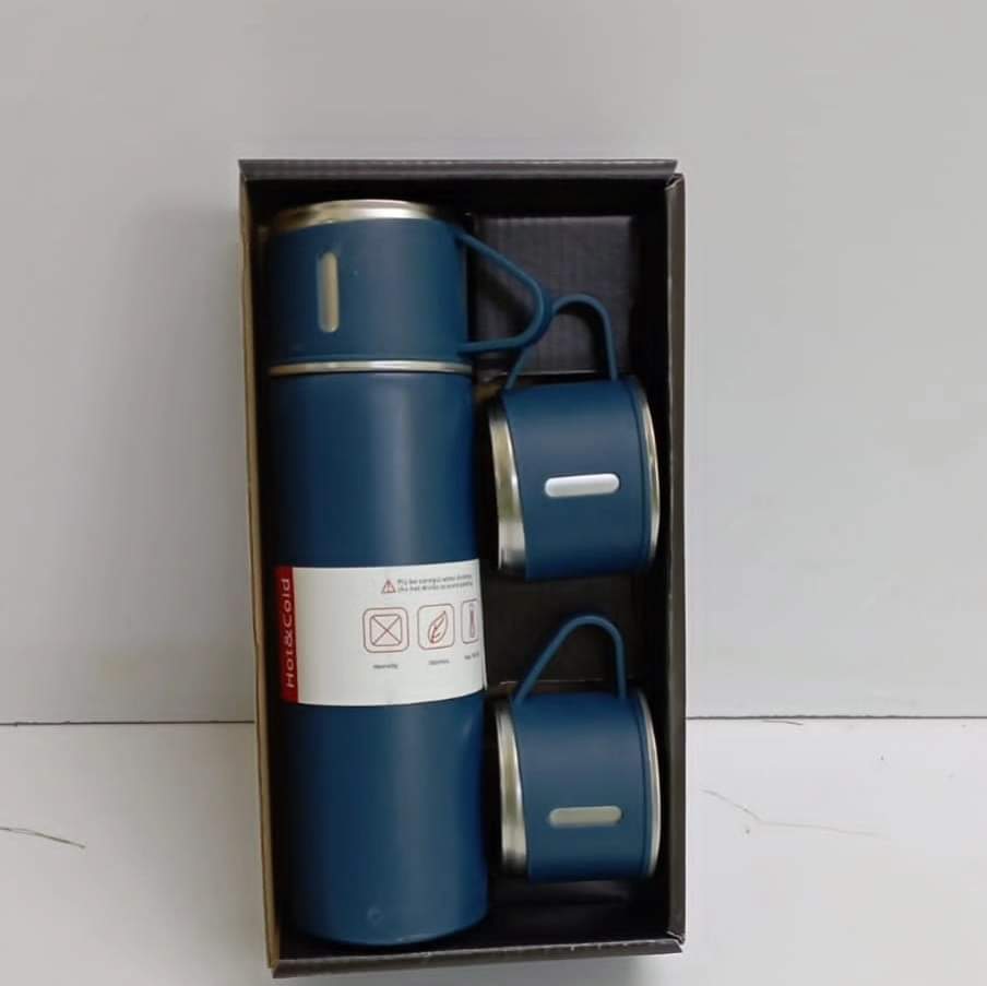 Frendorf | Thermosflasche mit 2 Tassen