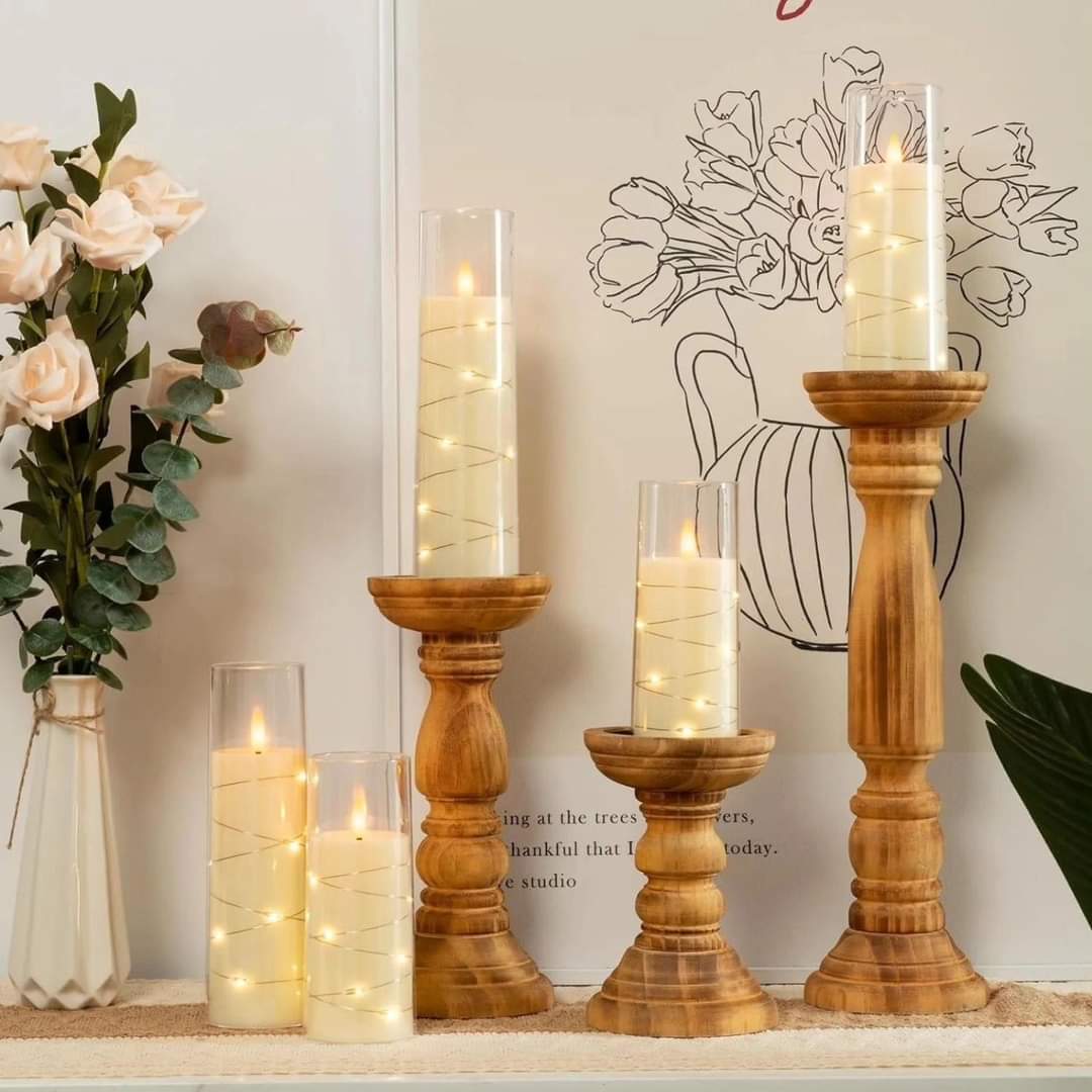 Frendorf | 5 Stück Acryl flammenlose LED Kerzen