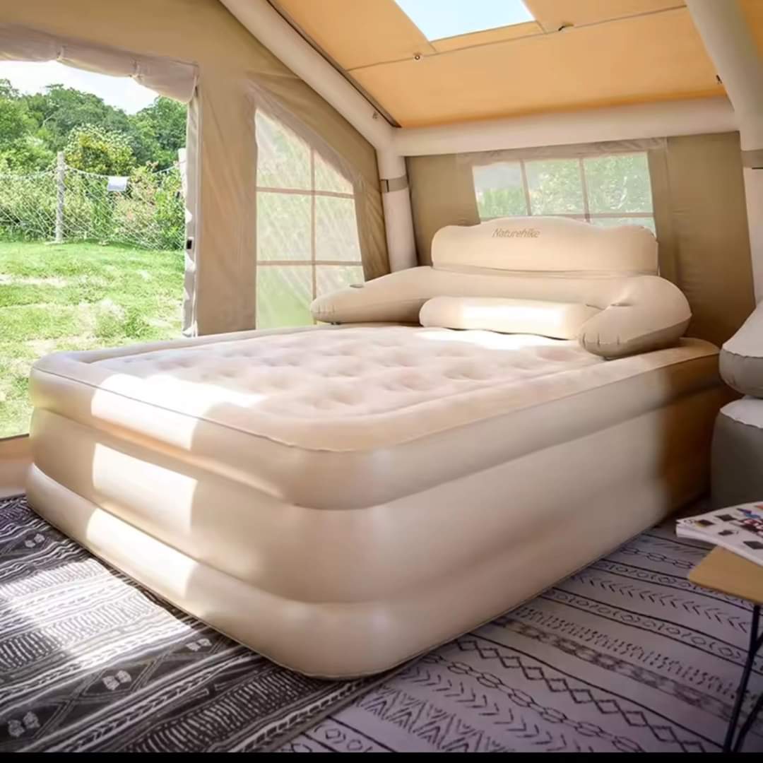 Frendorf | aufblasbares Bett mit Rückenlehne
